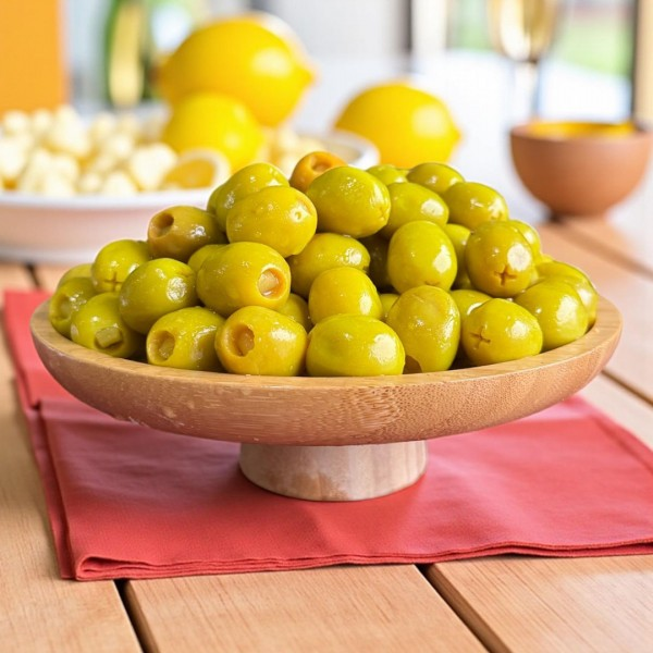 Gönültaş Zeytincilik Limonlu Dolgulu Zeytin (5kg) (201-230 Kalibre)