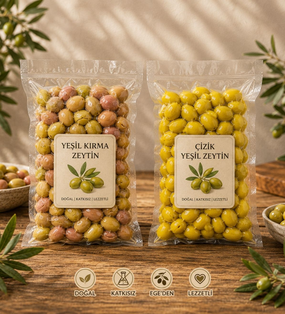 Gönültaş Zeytincilik  9 Çeşit 4.5 Kilogram Zeytin Paketi