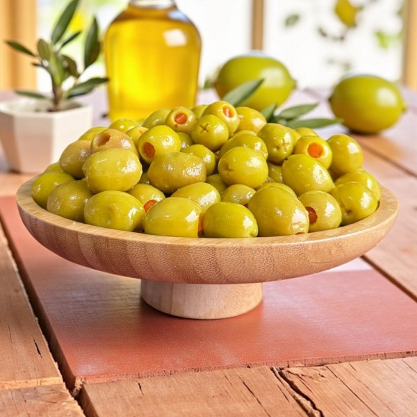 Gönültaş Zeytincilik  Portakal Dolgulu Zeytin (5kg) (201-230 Kalibre)